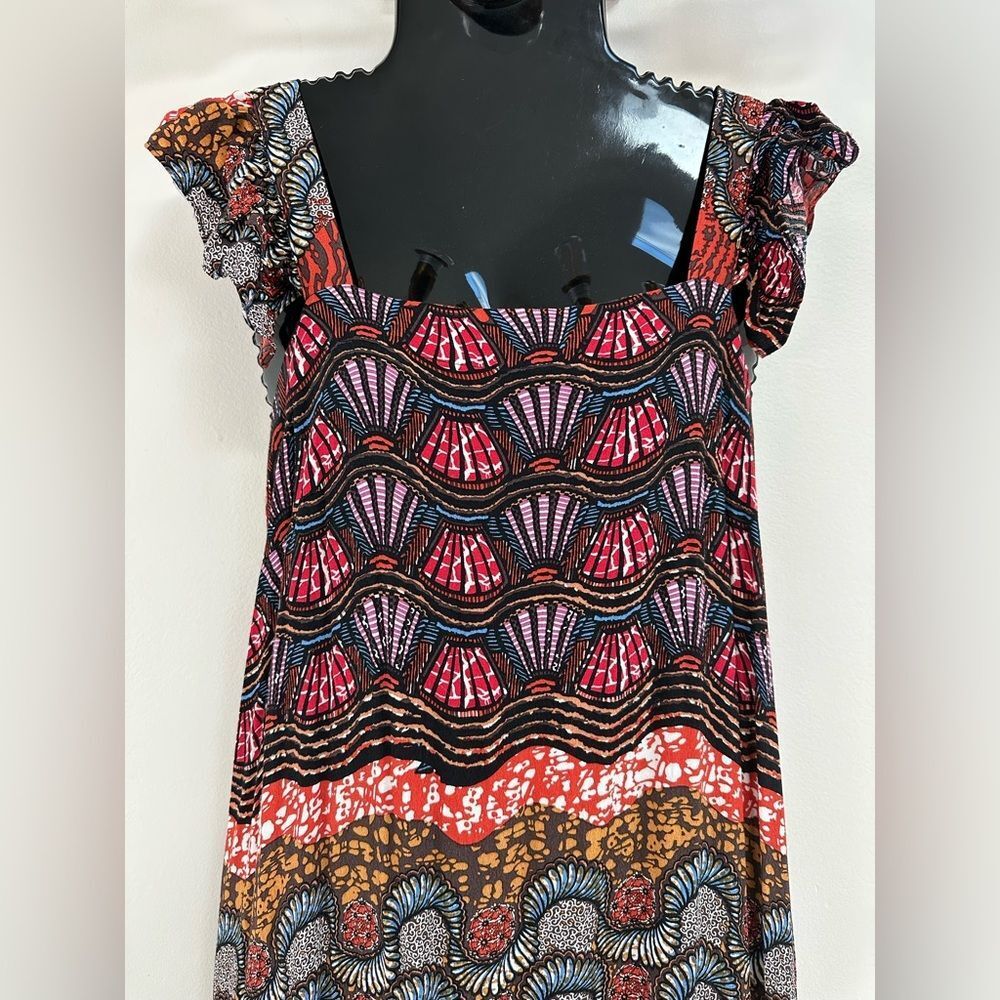 Corey Lynn Calter Doriane Maxi Dress Medium Anthropologie Tiered Boho Festival - Picture 3 of 9